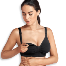3100_CarriGel_Maternity and Nursing Bra_BLK_F1_LRW