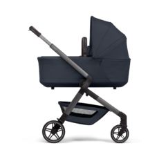 Joolz Hub2 Cot_Side View_Navy Blue