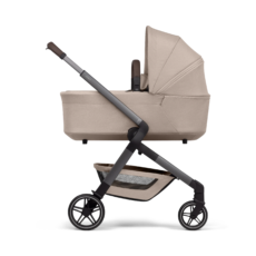 Joolz Hub2 Cot_Side View_Sandy taupe