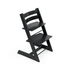 Tripp Trapp® chair Black, Beech Wood.