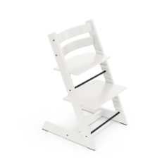 Tripp Trapp® chair White, Beech Wood.