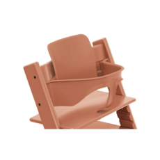 Tripp Trapp® chair Terracotta with Baby Set2.  Detail.